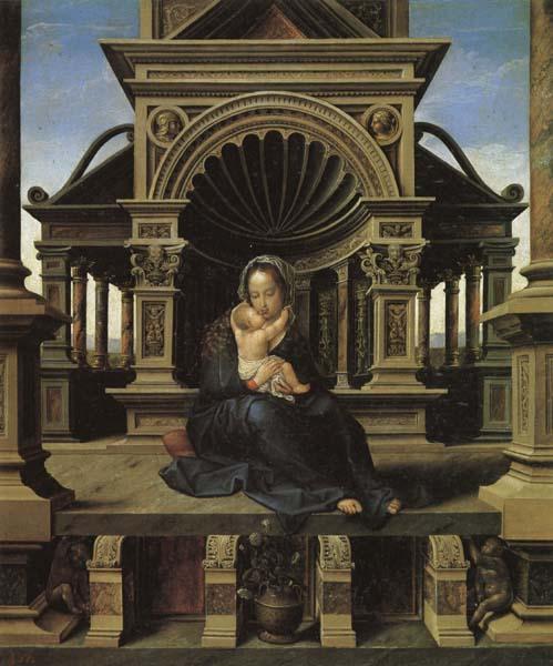 Bernard van orley The Virgin of Louvain Germany oil painting art